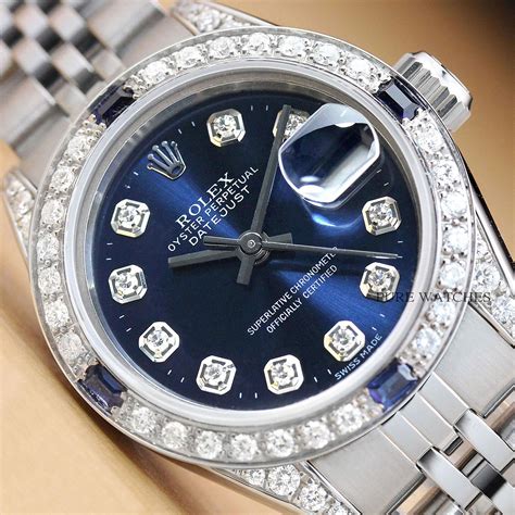 womens blue rolex